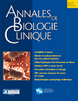 Annales de Biologie Clinique