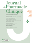Journal de Pharmacie Clinique