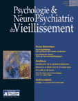 Psychologie & NeuroPsychiatrie du vieillissement