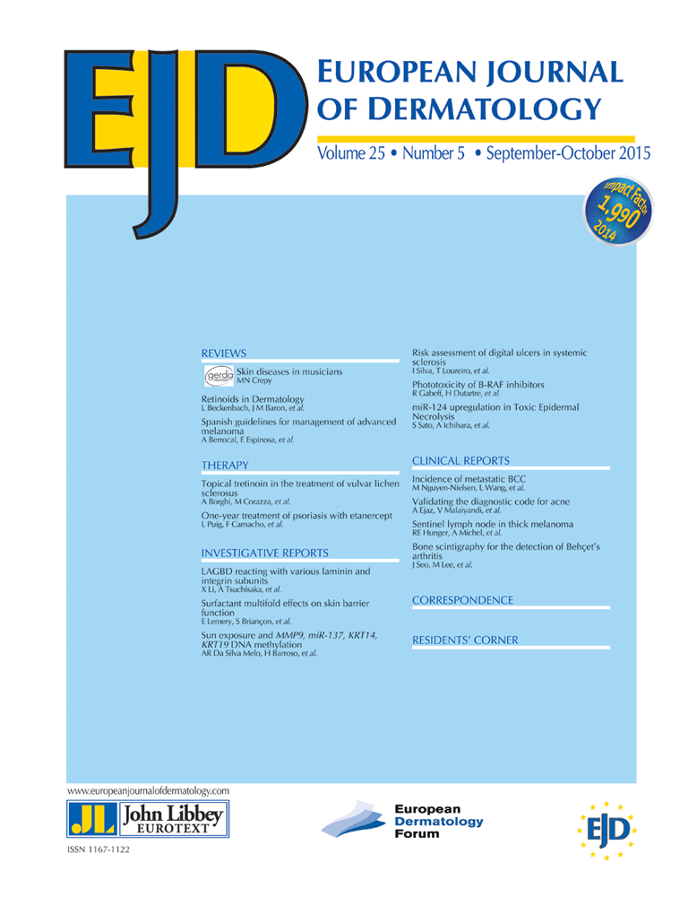 European Journal of Dermatology