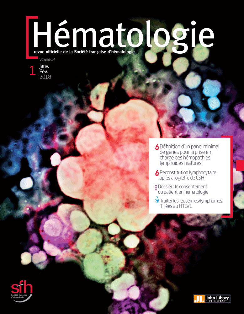 HEMATOLOGIE ANNEE CIVILE