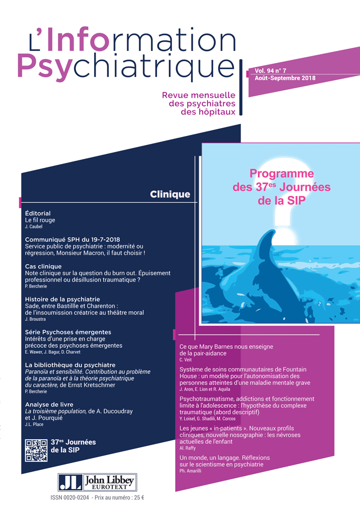 L'Information Psychiatrique