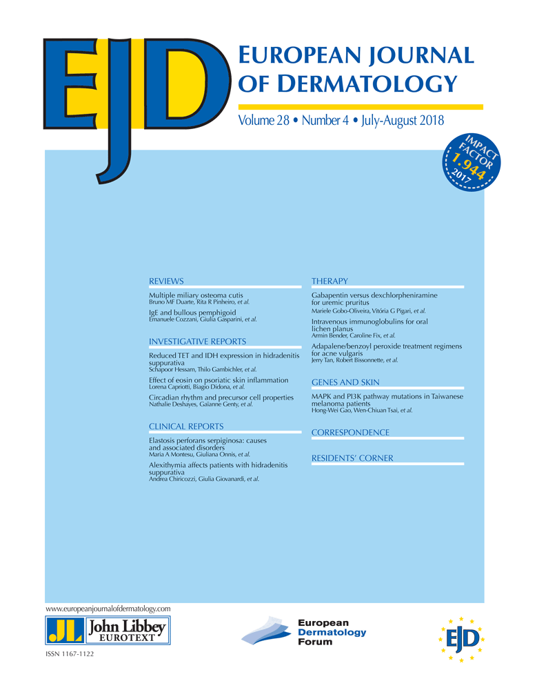 European Journal of Dermatology