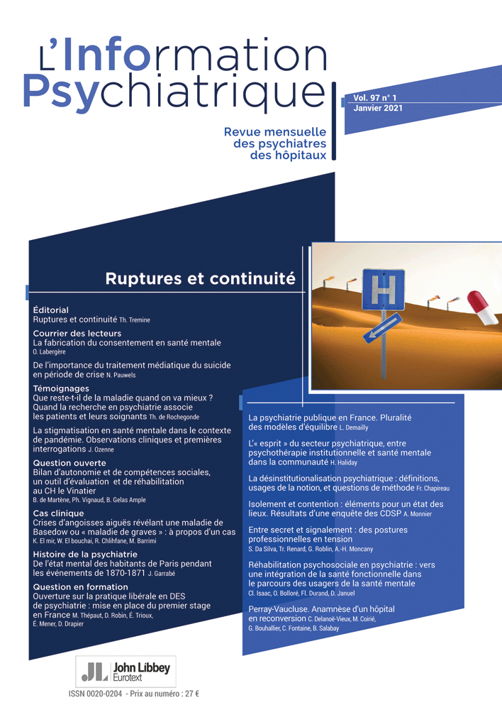 L'Information Psychiatrique