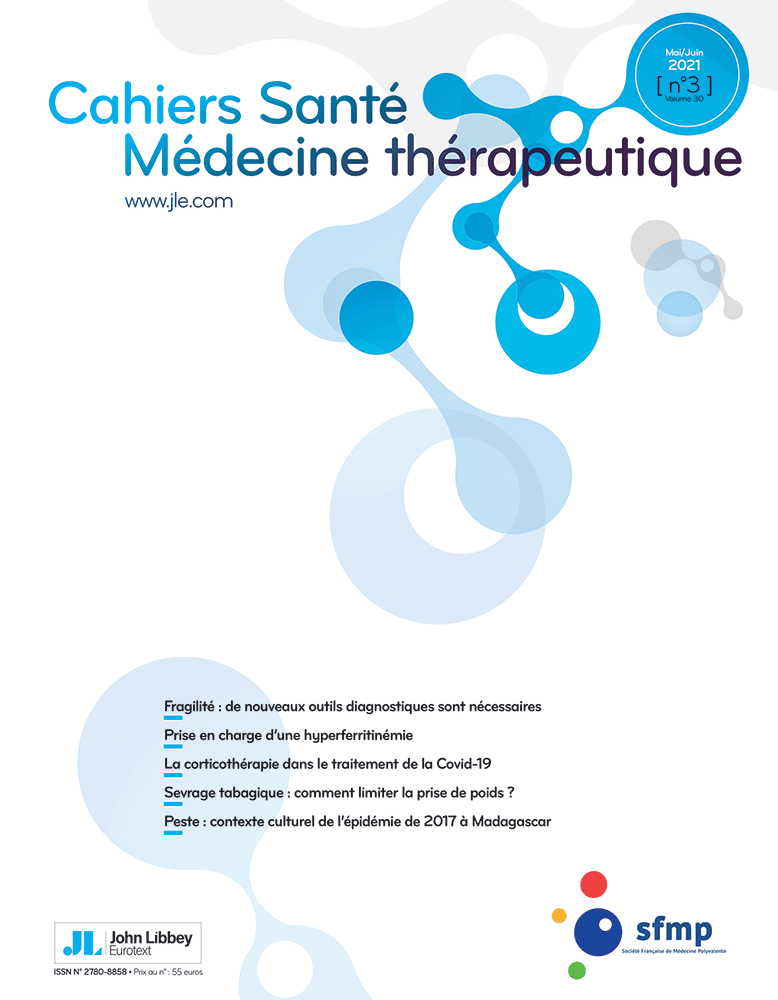 Cahiers Santé Médecine Thérapeutique