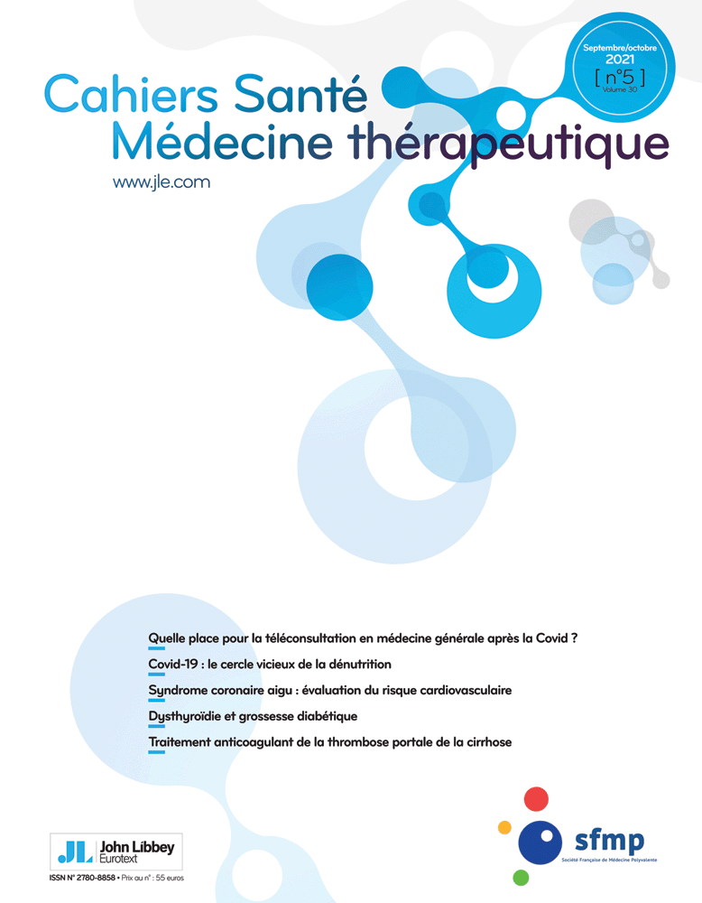 Cahiers Santé Médecine Thérapeutique
