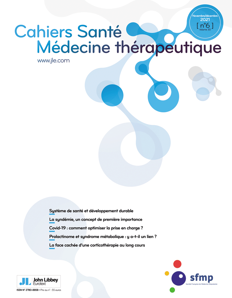 Cahiers Santé Médecine Thérapeutique