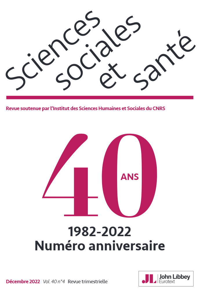 Sciences sociales et santé