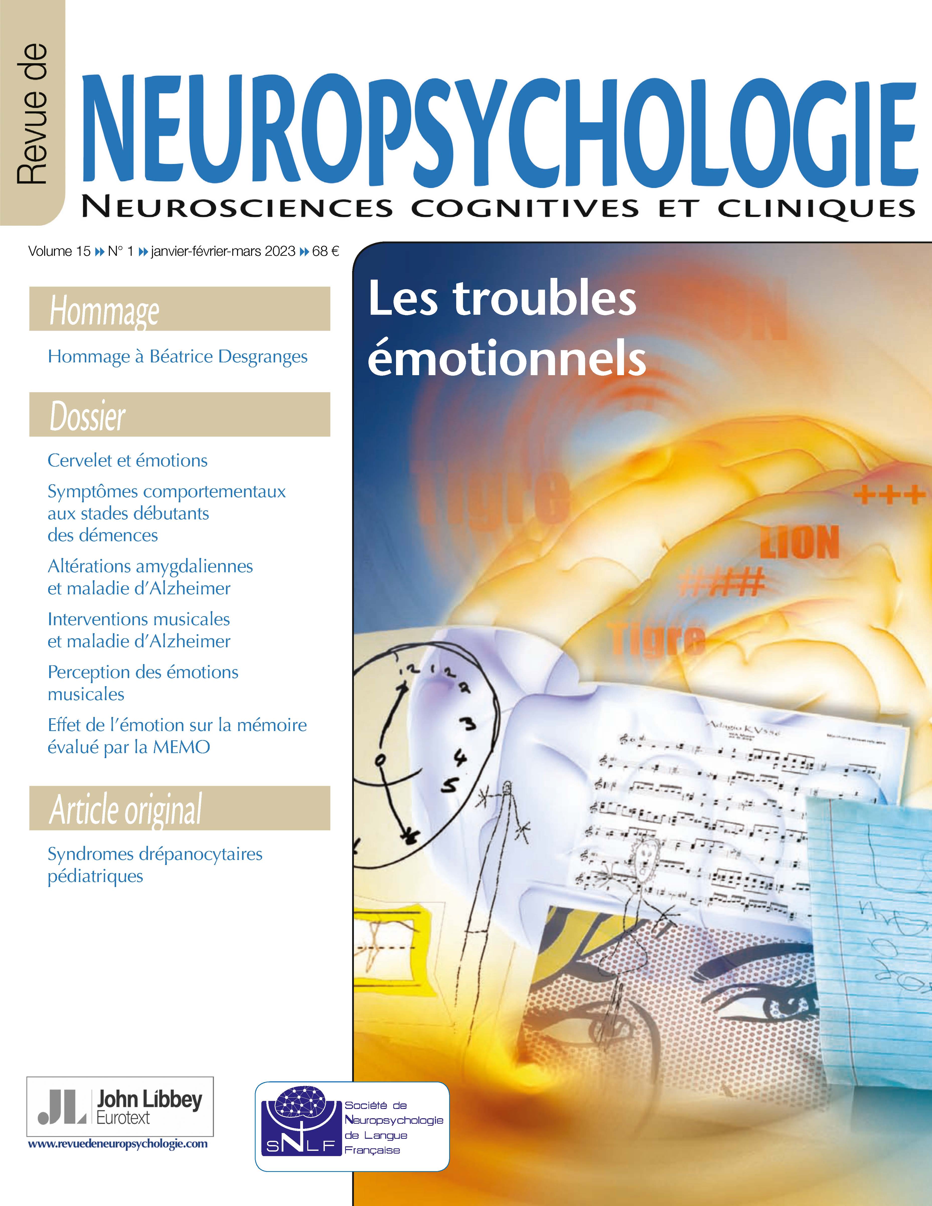 Revue de neuropsychologie