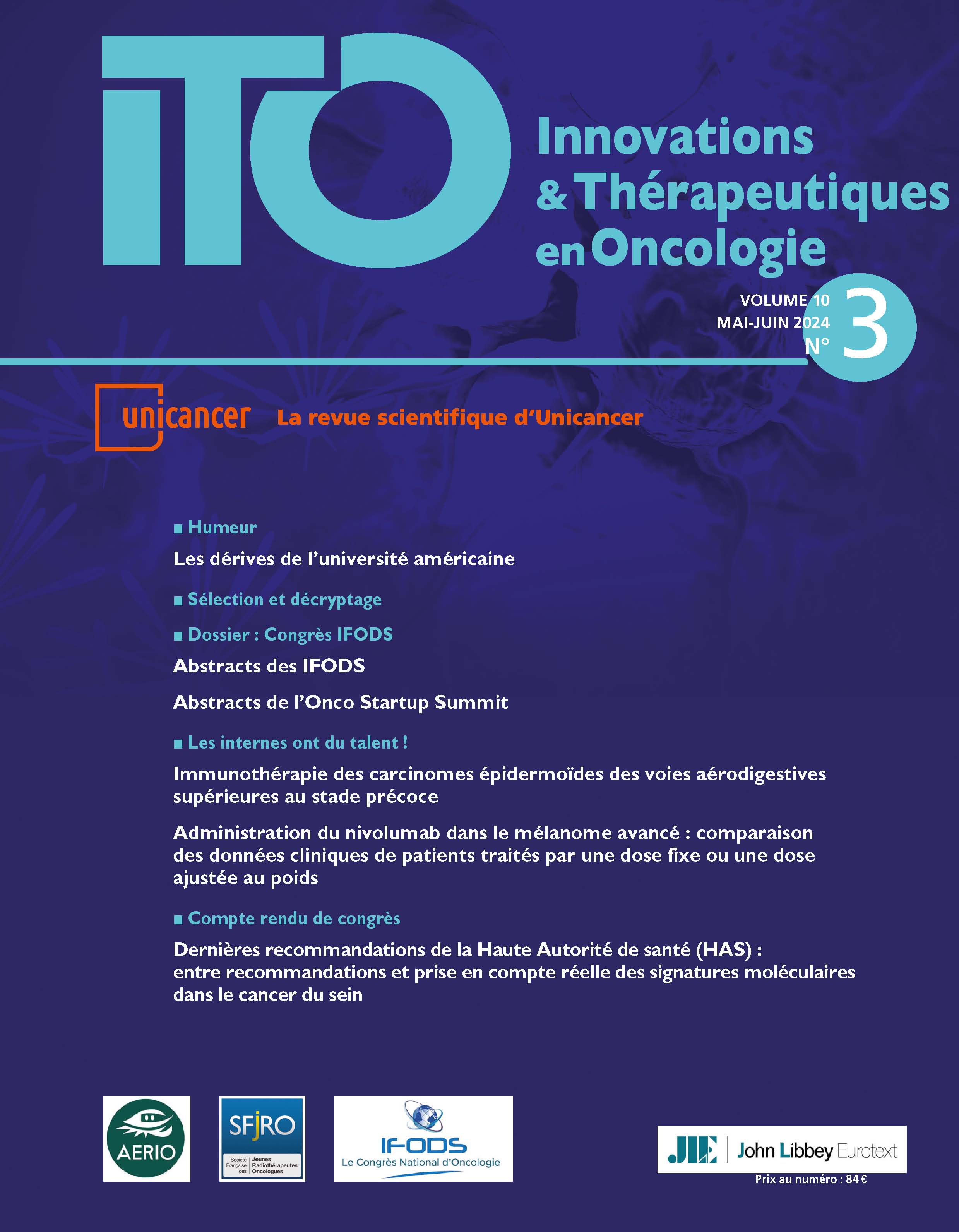 Innovations & Thérapeutiques en Oncologie