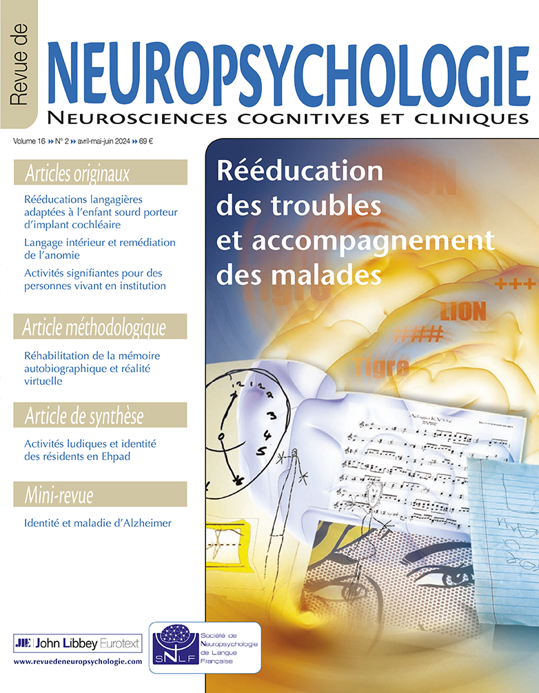 Revue de neuropsychologie
