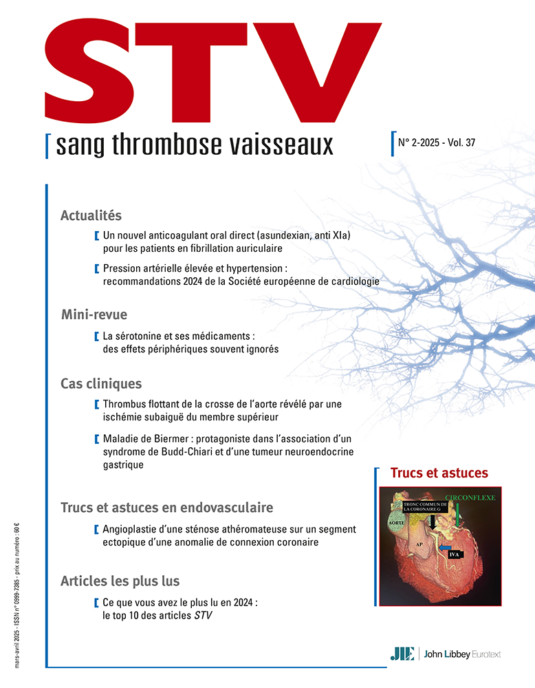 Sang Thrombose Vaisseaux