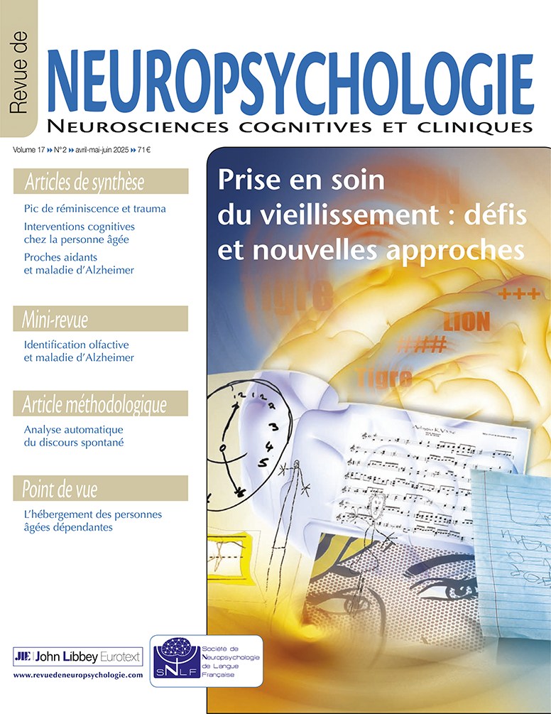Revue de neuropsychologie