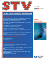 Sang Thrombose Vaisseaux