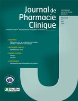 Journal de Pharmacie Clinique