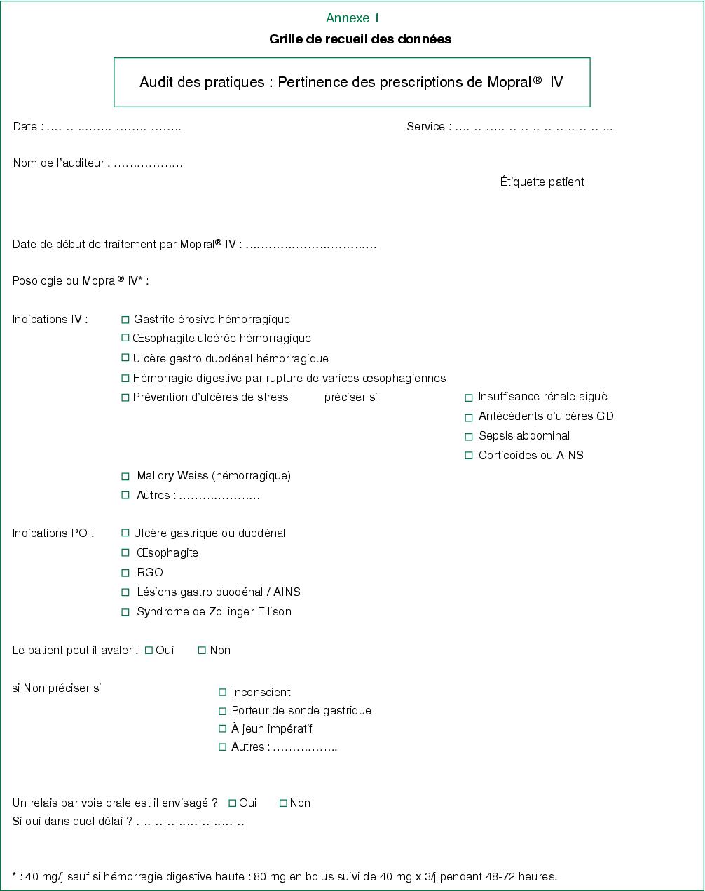 John Libbey Eurotext Journal De Pharmacie Clinique Evaluation Of The Appropriateness Of Intravenous Omeprazole Prescriptions