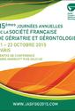 35èmes journées annuelles de la Société Française de Gériatrie et Gérontologie