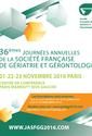 36èmes journées annuelles de la Société Française de Gériatrie et de Gérontologie