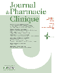 Journal de Pharmacie Clinique