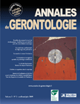 Annales de Gérontologie