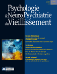 Psychologie & NeuroPsychiatrie du vieillissement