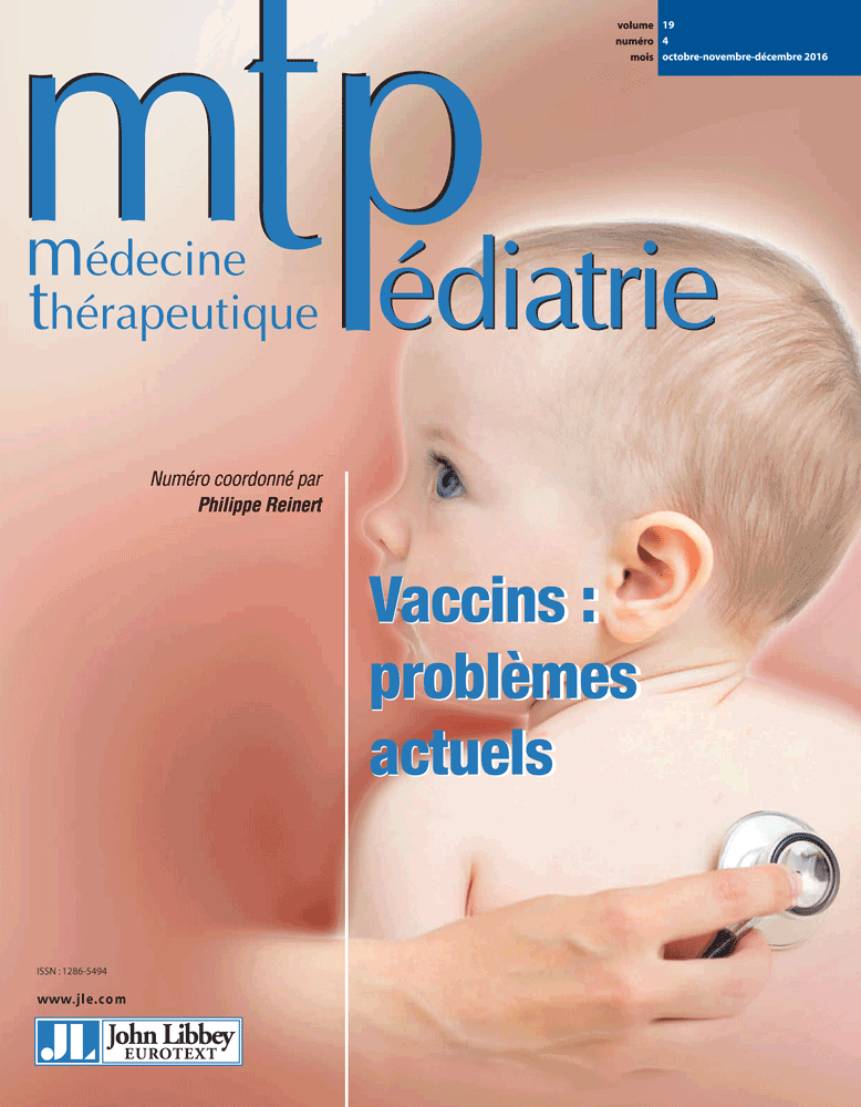 Médecine thérapeutique / Pédiatrie