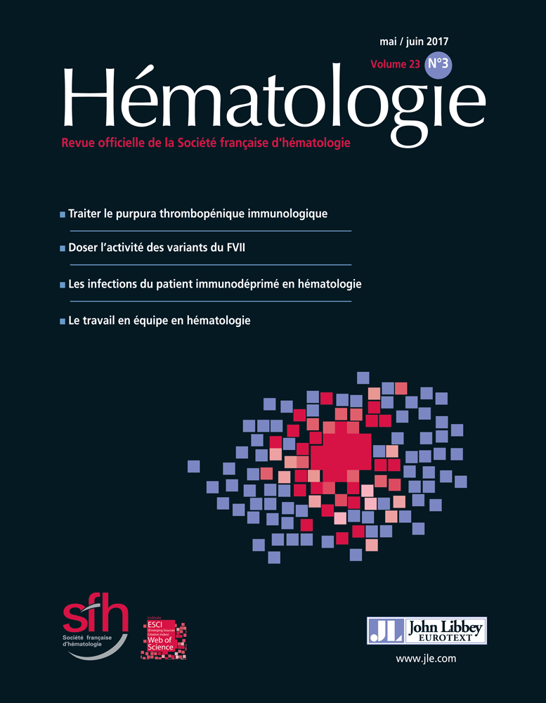 Hématologie