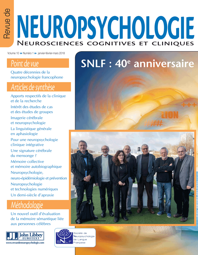 Revue de neuropsychologie