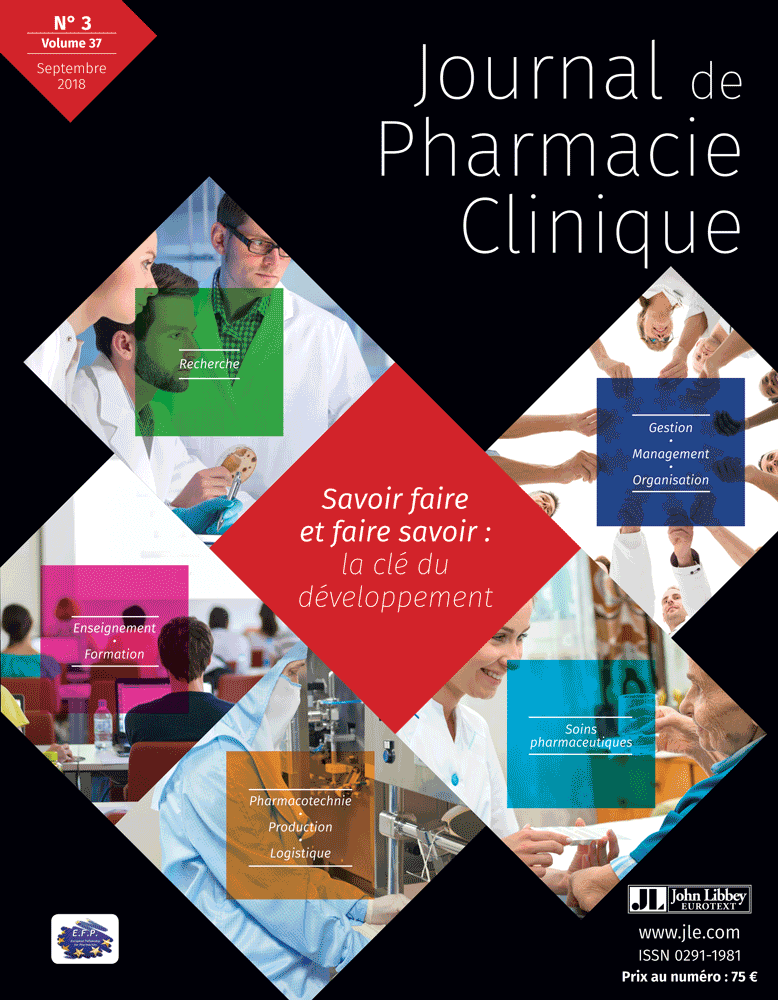 Journal de Pharmacie Clinique