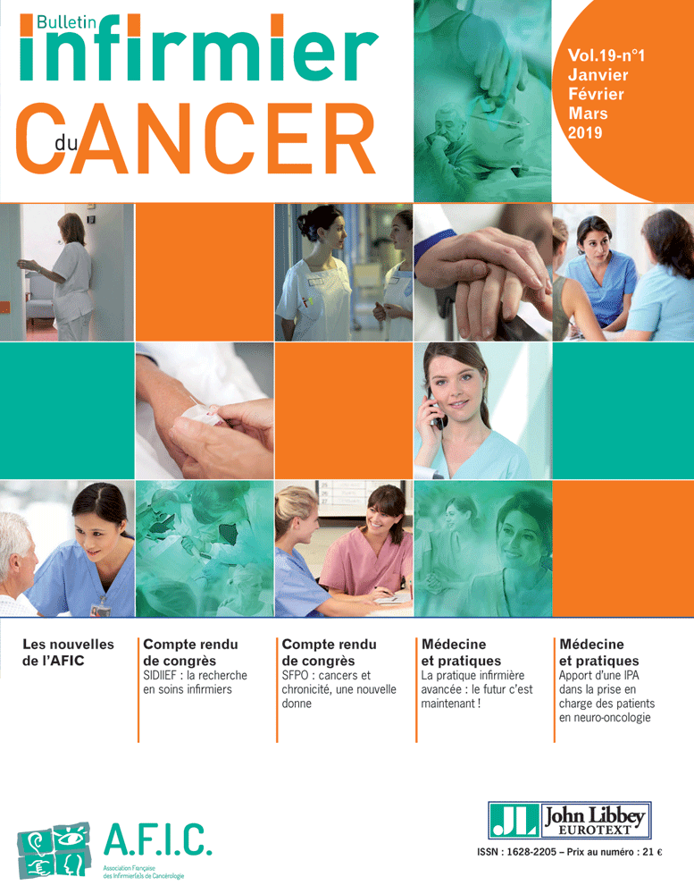 Bulletin Infirmier du Cancer