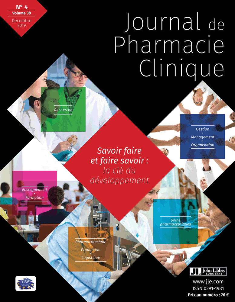 Journal de Pharmacie Clinique