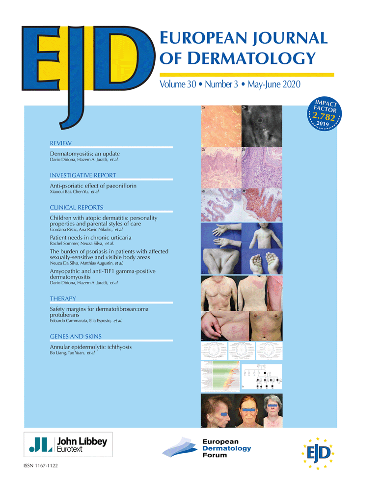 John Libbey Eurotext European Journal Of Dermatology Authors
