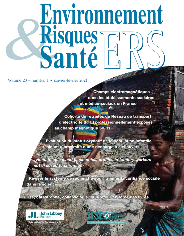 Environnement, Risques & Santé