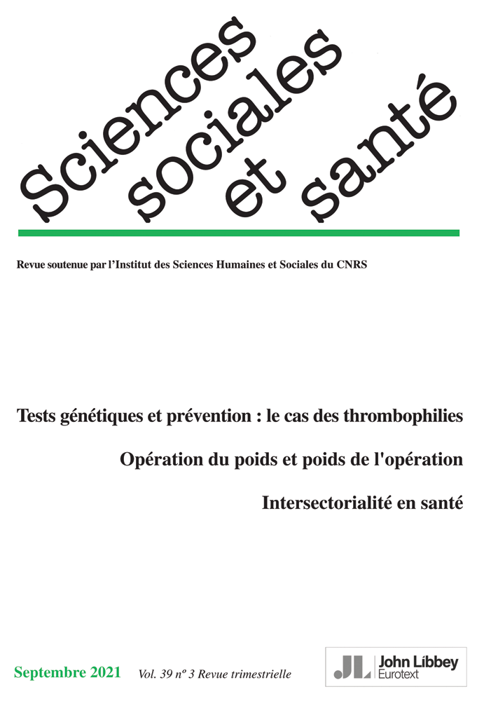 Sciences sociales et santé