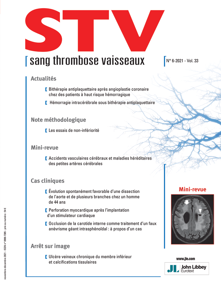 Sang Thrombose Vaisseaux