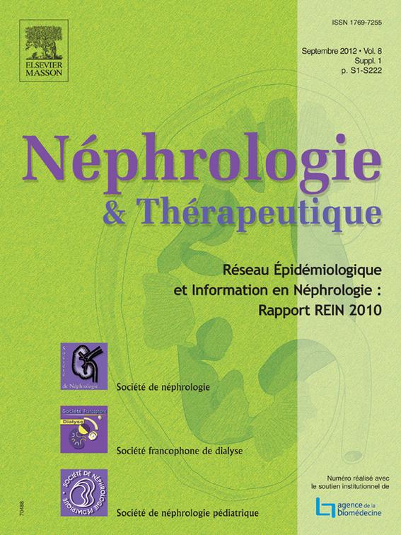 Néphrologie & Thérapeutique