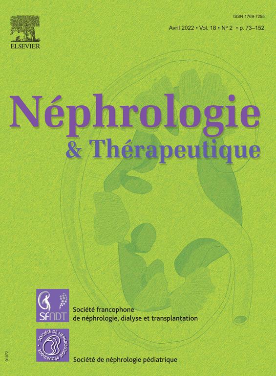 Néphrologie & Thérapeutique