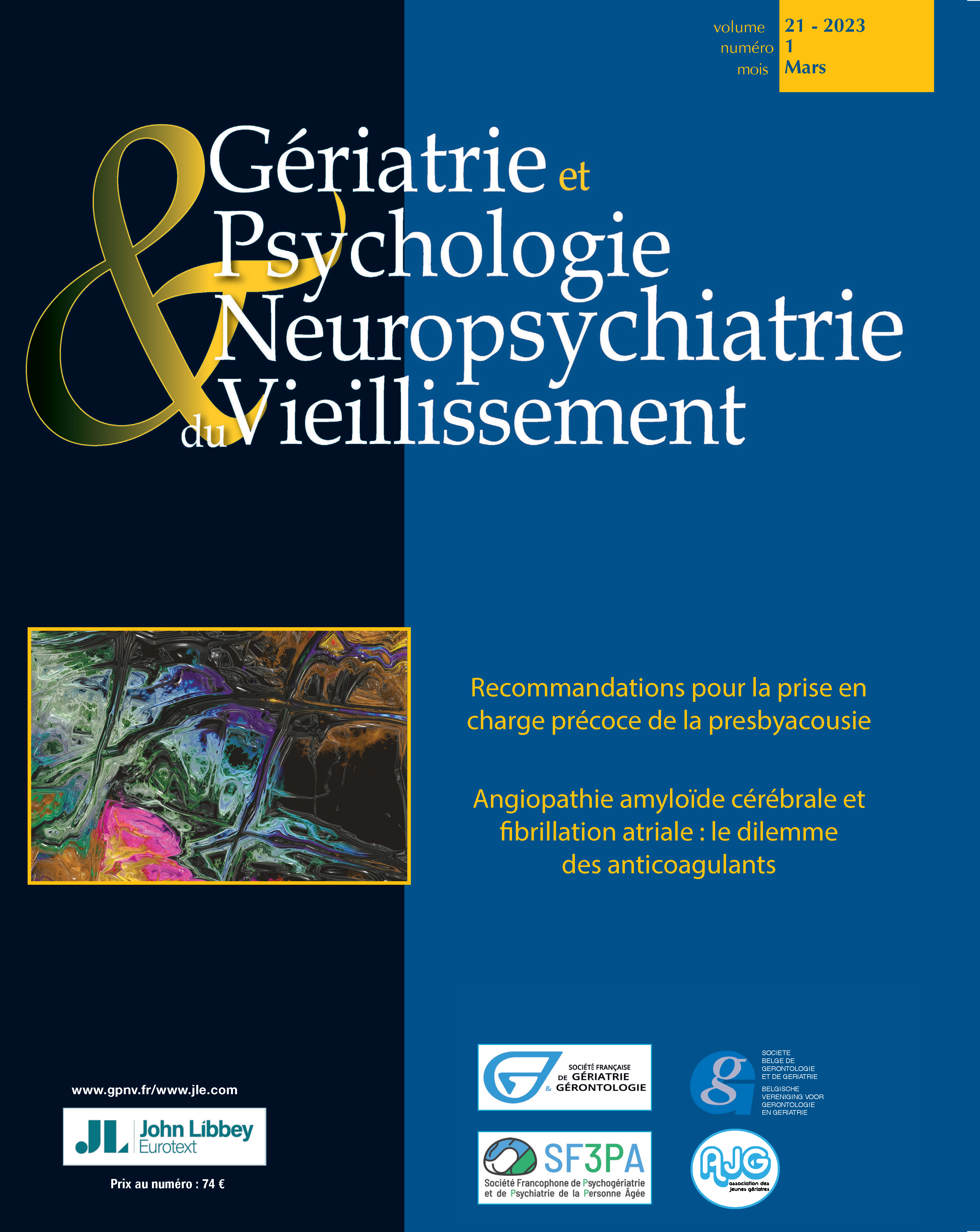 Gériatrie et Psychologie Neuropsychiatrie du Vieillissement