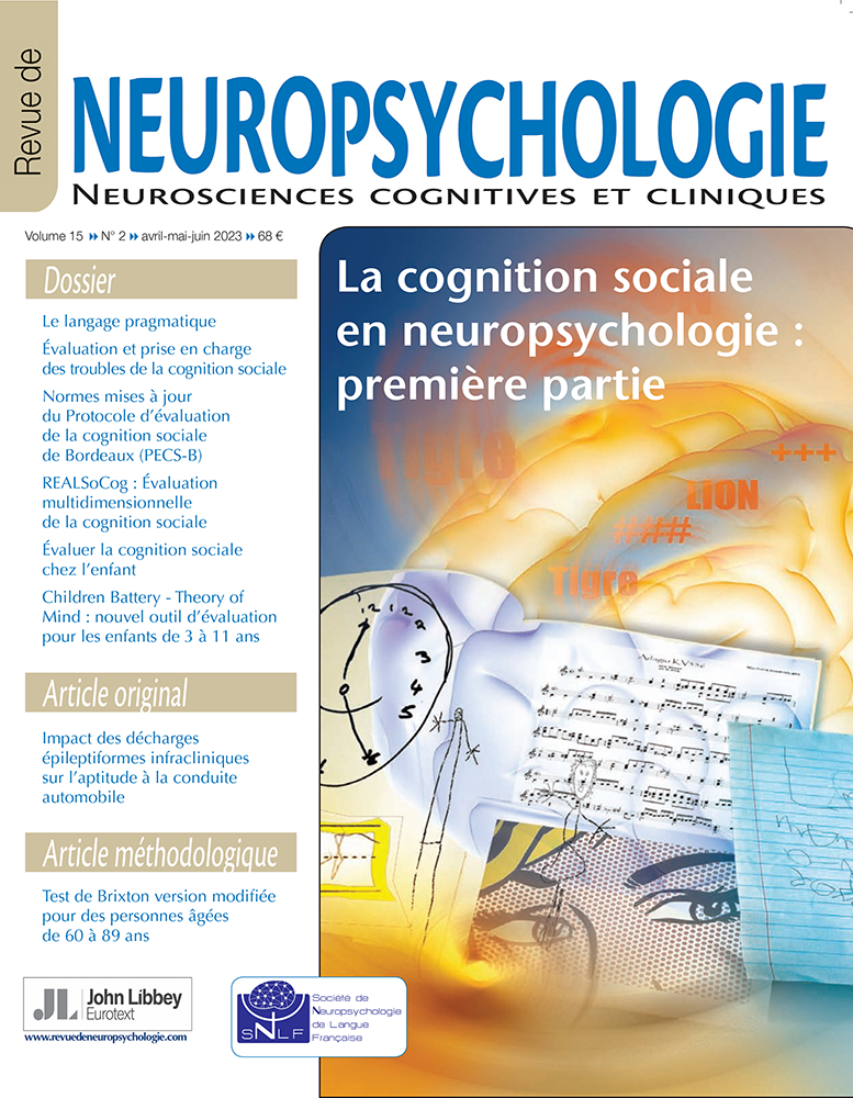Revue de neuropsychologie