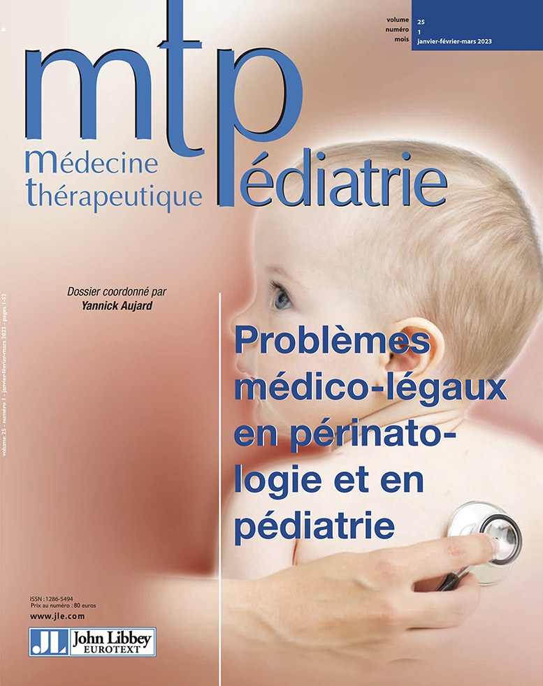 Médecine thérapeutique / Pédiatrie