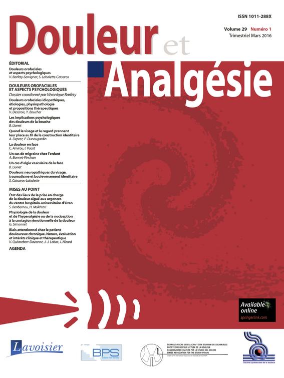 Douleur et analgésie