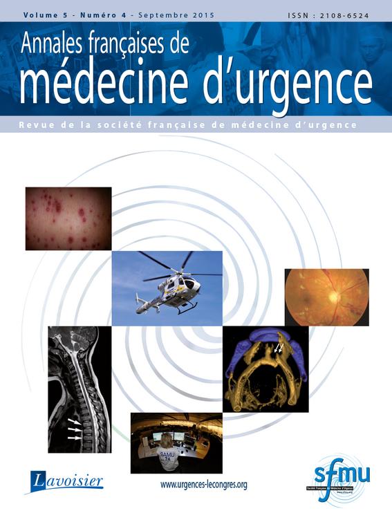 Annales françaises de médecine d'urgence