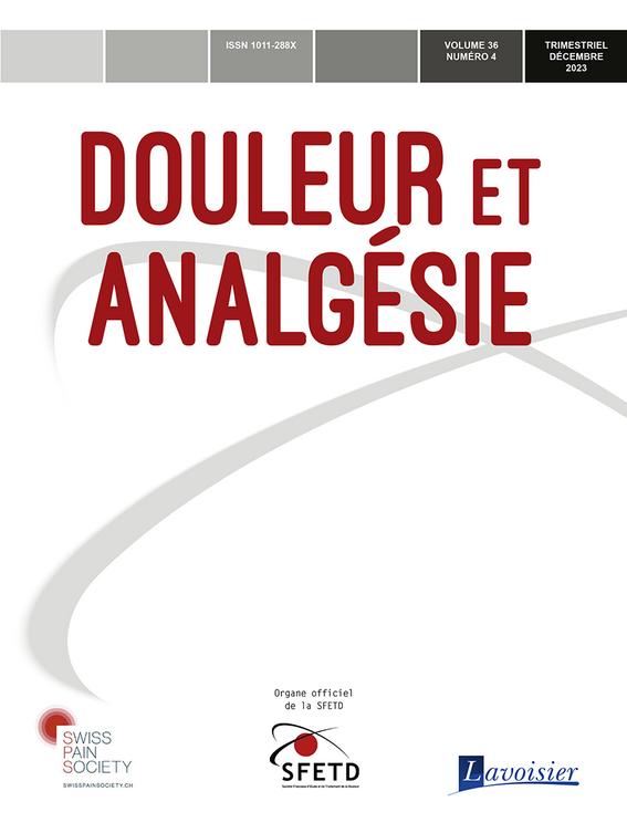 Douleur et analgésie