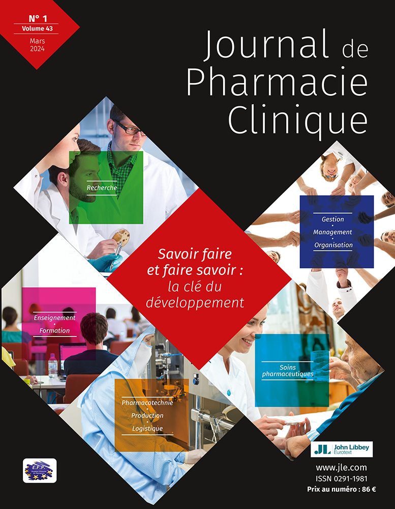 Journal de Pharmacie Clinique