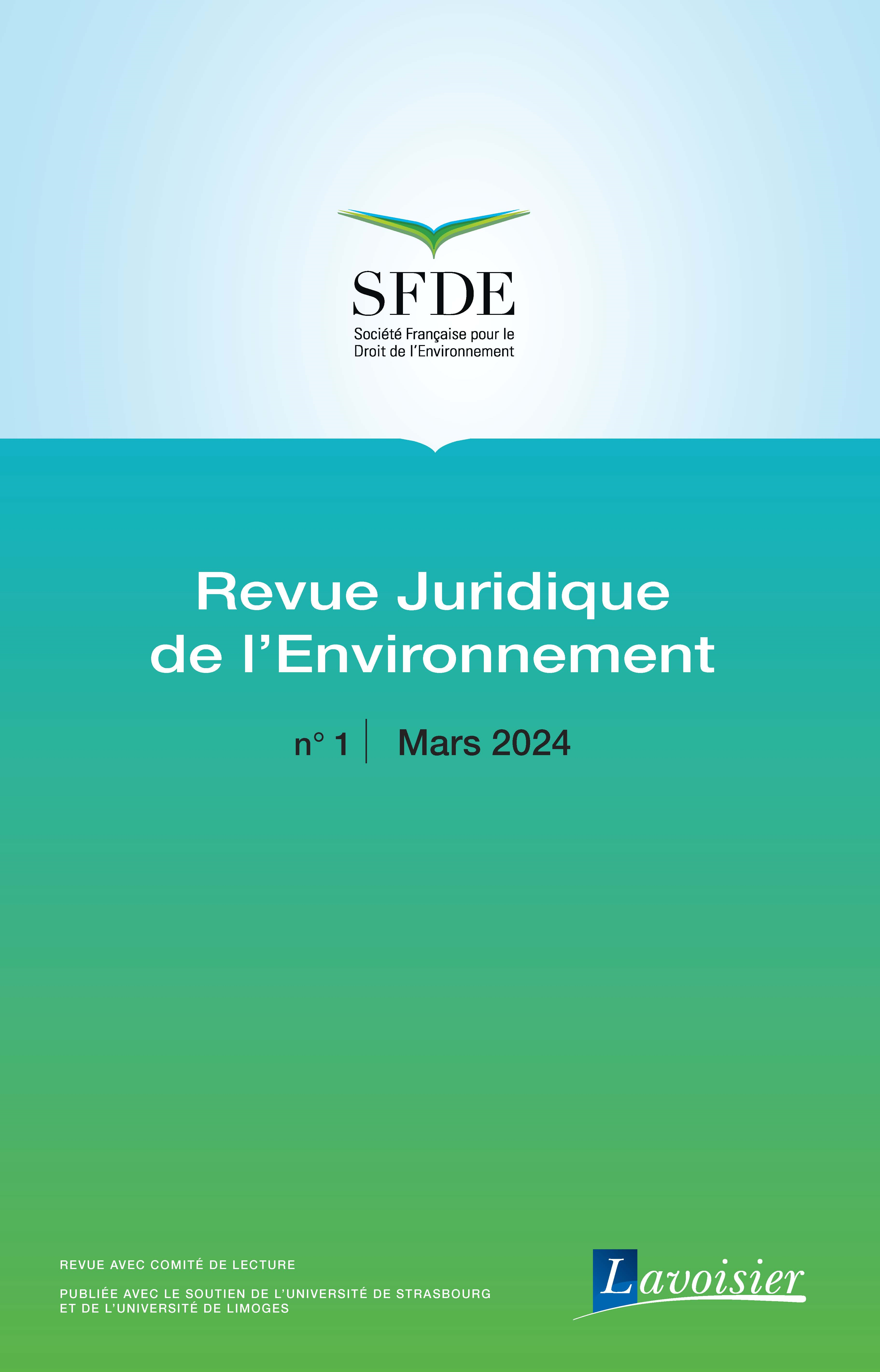 Revue Juridique de l'Environnement