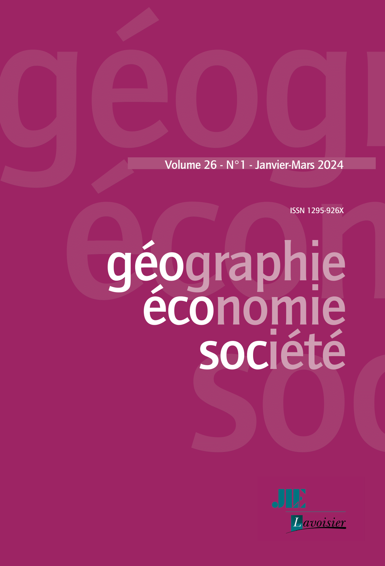 Géographie, Économie, Société