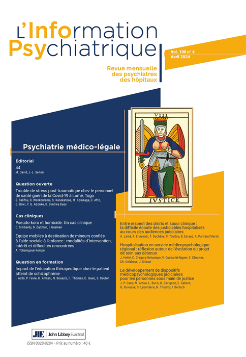 L'Information Psychiatrique