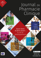 Journal de Pharmacie Clinique