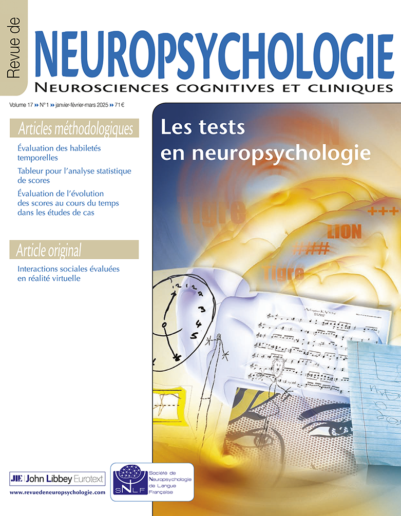 Revue de neuropsychologie