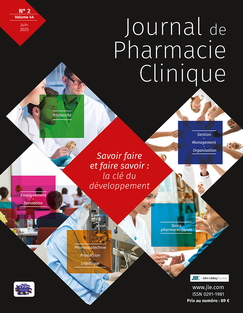 Journal de Pharmacie Clinique